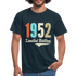 70. Geburtstag Geschenk T-Shirt Geboren 1952 Limited Edition - Navy