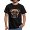 Hundefreunde Bulldog Lustiges T-Shirt - Schwarz