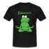 Yoga Frosch Ohmmm Lustiges T-Shirt - Schwarz