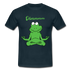 Yoga Frosch Ohmmm Lustiges T-Shirt - Navy