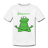 Yoga Frosch Ohmmm Lustiges Teenager Premium T-Shirt - Weiß