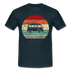 Camping Womo Wohnmobil Retro Style T-Shirt - Navy