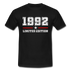 30. Geburtstag Geschenk T-Shirt Geboren 1992 Limited Edition - Schwarz