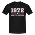 50. Geburtstag Geschenk T-Shirt Geboren 1972 Limited Edition - Schwarz