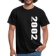 20. Geburtstag 2002 Limited Edition Geschenk T-Shirt - Schwarz