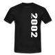 20. Geburtstag 2002 Limited Edition Geschenk T-Shirt - Schwarz