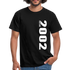 20. Geburtstag 2002 Limited Edition Geschenk T-Shirt - Schwarz