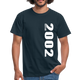 20. Geburtstag 2002 Limited Edition Geschenk T-Shirt - Navy