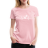 EKG Hundefreunde Hundeliebe Herzschlag Frauen Premium T-Shirt - Hellrosa