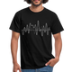 DJ Equalizer Linien Musik Technik T-Shirt - Schwarz