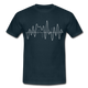 DJ Equalizer Linien Musik Technik T-Shirt - Navy