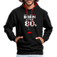 Retro Gaming Gamer Born in the 80's Pixel Video Spiel Hoodie - Schwarz/Rot