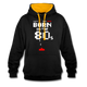 Retro Gaming Gamer Born in the 80's Pixel Video Spiel Hoodie - Schwarz/Gold