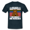Ich hasse Morgenmenschen und Morgen und Menschen T-Shirt - Navy