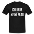 Gamer Ich liebe es wenn meine Frau mich zocken lässt Gaming T-Shirt - Schwarz