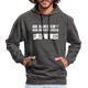 Ich kaufe ein i und möchte lösen F-ck d-ch Sarkasmus Hoodie - Anthrazit/Schwarz