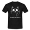 Katze Mittelfinger ich muss gar nichts Lustiges T-Shirt - Schwarz