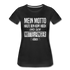 Mein Motto Halte den Kopf hoch und den Mittelfinger höher Frauen Premium T-Shirt - Schwarz