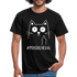 Katze Mittelfinger Mir doch egal Lustiges Ironisches T-Shirt - Schwarz