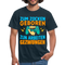 Gamer Zum Zocken geboren zur Arbeit gezwungen Gaming T-Shirt - Navy