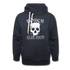 Totenkopf Böser alter Mann Lustiger Unisex Schalkragen Hoodie - Navy