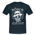 Totenkopf Böser alter Mann Lustiges T-Shirt - Navy