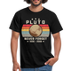 Astronomie Pluto Never Forget T-Shirt - Schwarz