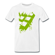 Gamer Zocken WASD Tasten Lustiges Gaming Premium T-Shirt - Weiß