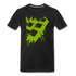 Gamer Zocken WASD Tasten Lustiges Gaming Premium T-Shirt - Schwarz