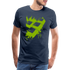 Gamer Zocken WASD Tasten Lustiges Gaming Premium T-Shirt - Navy