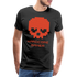 Gamer Zocker Pixel Totenkopf Hardcore Gaming Premium T-Shirt - Schwarz