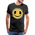 Musikliebhaber Kopfhörer Smiley Premium T-Shirt - Schwarz