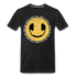 Musikliebhaber Kopfhörer Smiley Premium T-Shirt - Schwarz