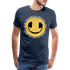 Musikliebhaber Kopfhörer Smiley Premium T-Shirt - Navy