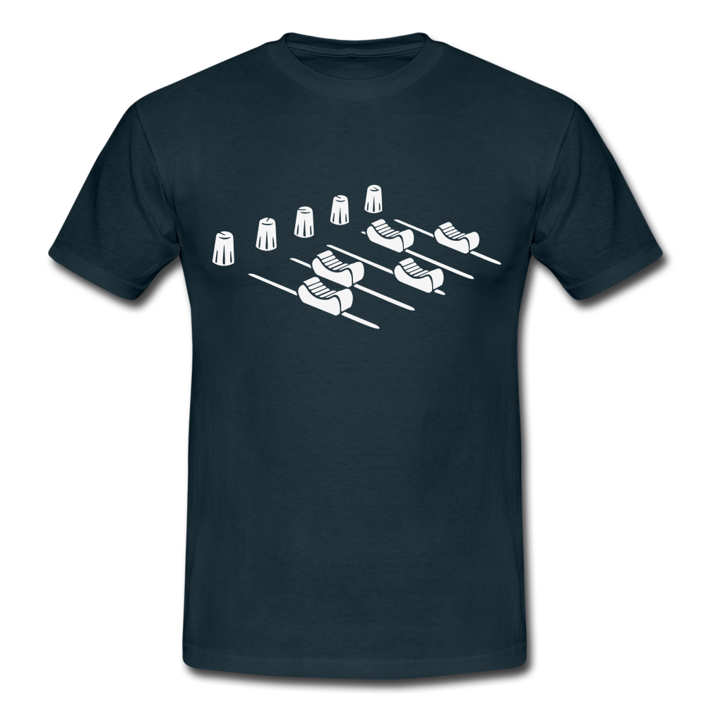 DJ Mischpult Equalizer Mixer Geschenkidee Lustiges T-Shirt - Navy