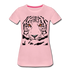 Majestätischer Tiger Premium T-Shirt - Hellrosa