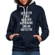 Die ersten 5 Tage nach dem Wochenende sind am härtesten Hoodie - Navy/Grau meliert