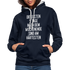 Die ersten 5 Tage nach dem Wochenende sind am härtesten Hoodie - Navy/Grau meliert