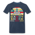 Vater Papa T-Shirt Daddy Shark Doo Doo Doo Geschenkidee - Navy