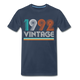 Geboren 1992 Geburtstagsgeschenk T-Shirt Vintage 1992 - Navy