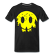Smiley Wald und Natur T-Shirt - Schwarz