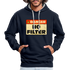 Danger NO Filter Lustiger Hoodie - Navy/Grau meliert