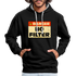 Danger NO Filter Lustiger Hoodie - Schwarz/Grau meliert