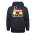 Danger NO Filter Lustiger Unisex Schalkragen Hoodie - Navy