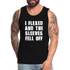 I flexed and the sleeves fell off lustiges Tank Top - Schwarz