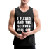 I flexed and the sleeves fell off lustiges Tank Top - Schwarz