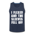 I flexed and the sleeves fell off lustiges Tank Top - Navy