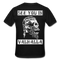 Wikinger Viking Totenkopf See You in Valhalla T-Shirt - Schwarz