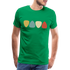 Gitarre Gitarrist Shirt Plektrum Retro Style T-Shirt - Kelly Green