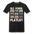 Oldschool Playlist Musik Kassette Retro T-Shirt - Schwarz